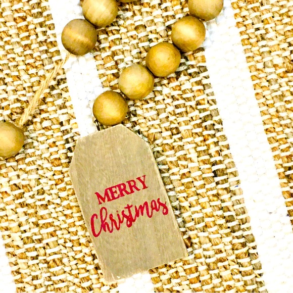 Farmhouse Christmas wood rustic cozy home decor wall hanging bowl decor - - Picture 1 of 3